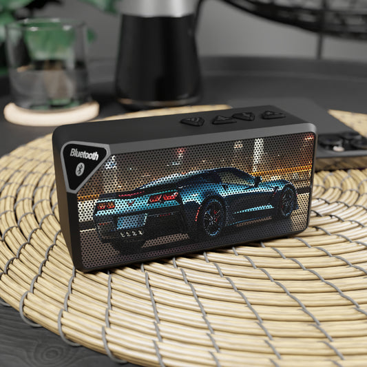 Chevy Corvette C7-Jabba Bluetooth Speaker 4.25" x 2.25" Black Printify by The Night Shift Automotive Apparel