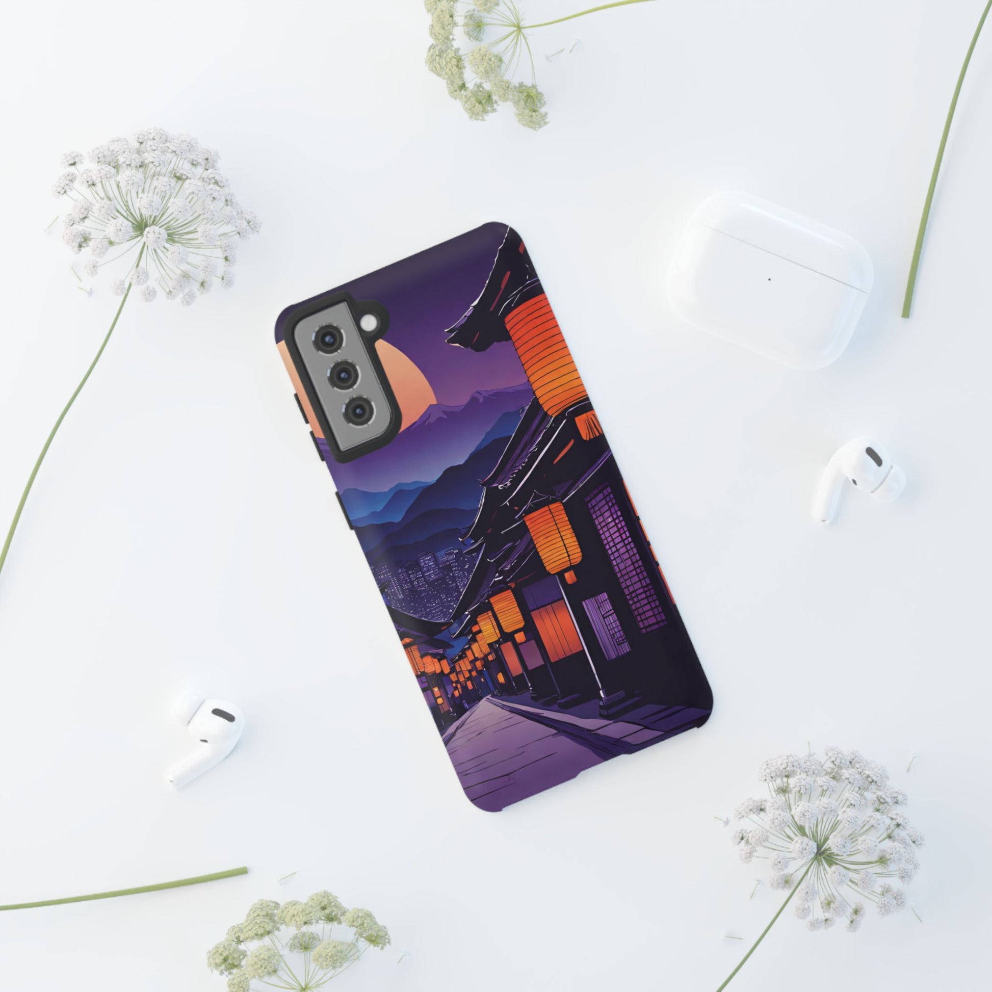 Traditional Japanese Village Countryside-Dual Layer Ultra Tough Phone Case Printify by The Night Shift Automotive Apparel
