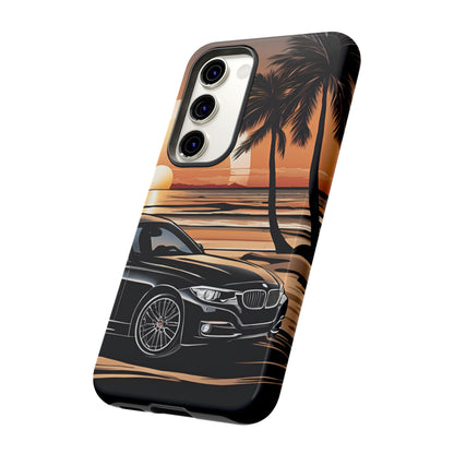 BMW Sunset On The Beach-Dual Layer Ultra Tough Phone Case Printify by The Night Shift Automotive Apparel