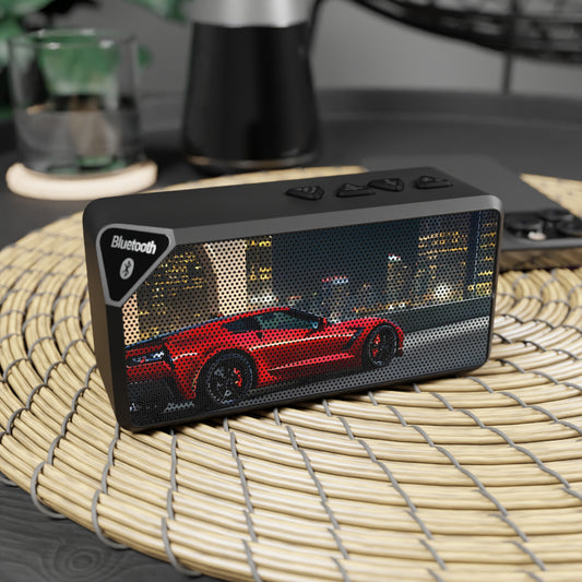 Chevy Corvette C7 Z06-Jabba Bluetooth Speaker 4.25" x 2.25" Black Printify by The Night Shift Automotive Apparel