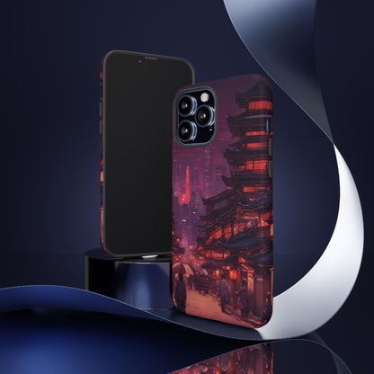 Traditional Japanese Village Countryside-Dual Layer Ultra Tough Phone Case iPhone 13 Pro Max Matte Printify by The Night Shift Automotive Apparel