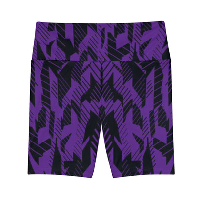Women's Gym & Fitness Biker Shorts Printify by The Night Shift Automotive Apparel