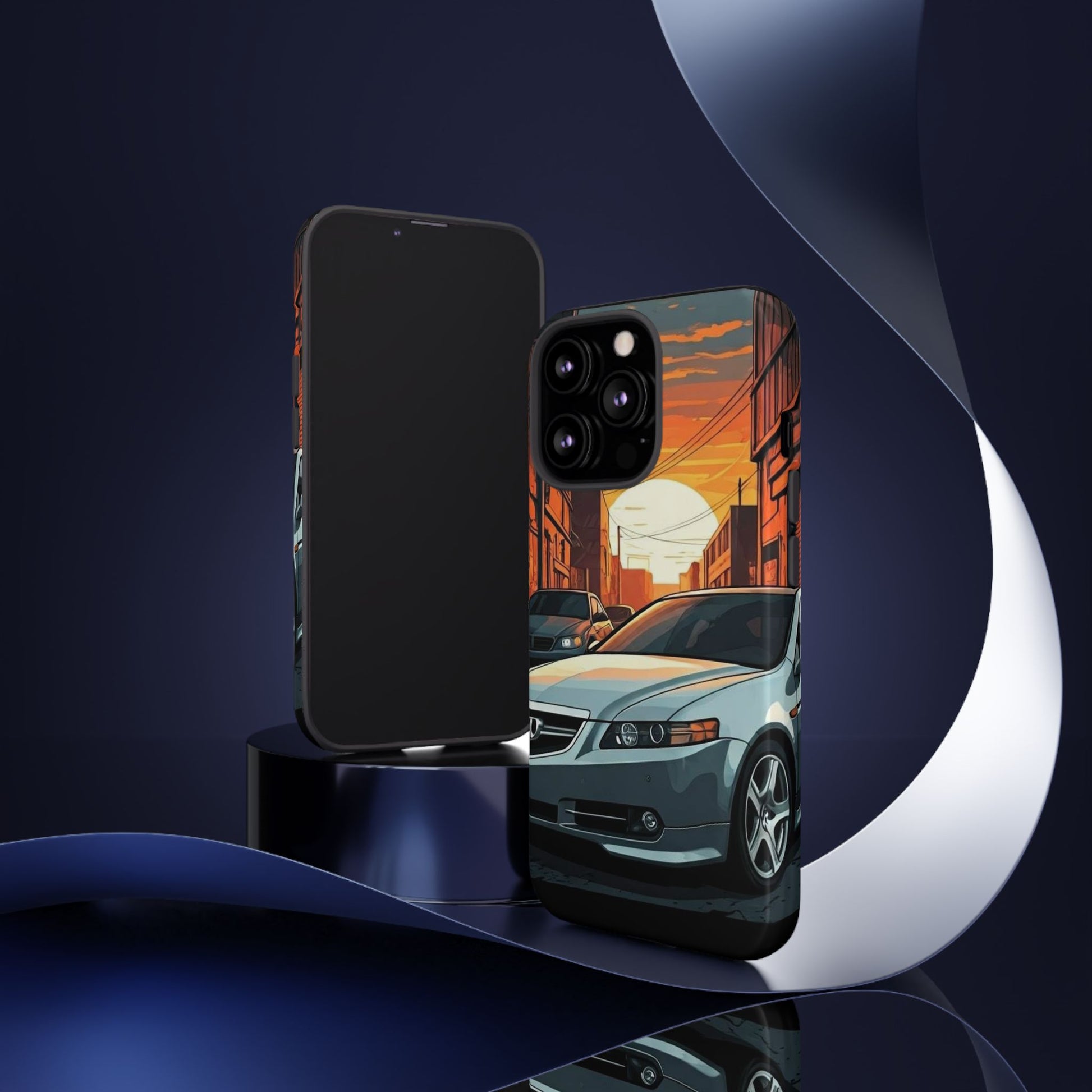 Acura TL Street Life-Dual Layer Ultra Tough Phone Case iPhone 13 Pro Glossy Printify by The Night Shift Automotive Apparel