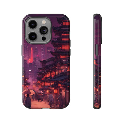 Traditional Japanese Village Countryside-Dual Layer Ultra Tough Phone Case Printify by The Night Shift Automotive Apparel