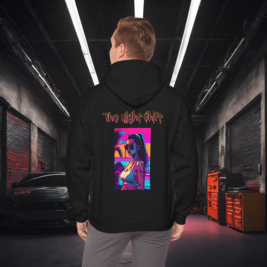 Heatwave-Ultra Soft, Premium Hoodie Black Printify by The Night Shift Automotive Apparel
