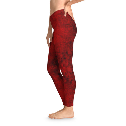 Stretchy Leggings Seam thread color automatically matched to design Printify by The Night Shift Automotive Apparel
