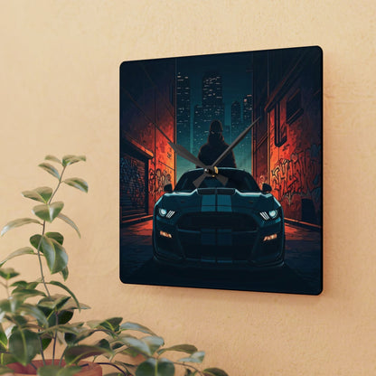 Ford Mustang Shelby GT350 Street Life-Acrylic Wall Clock