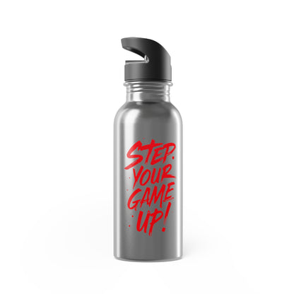 Stainless Steel Water Bottle With Straw, 20oz Printify by The Night Shift Automotive Apparel