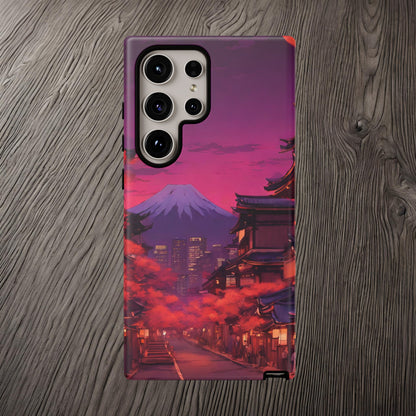 Traditional Japanese Village Countryside-Dual Layer Ultra Tough Phone Case Samsung Galaxy S24 Ultra Matte Printify by The Night Shift Automotive Apparel