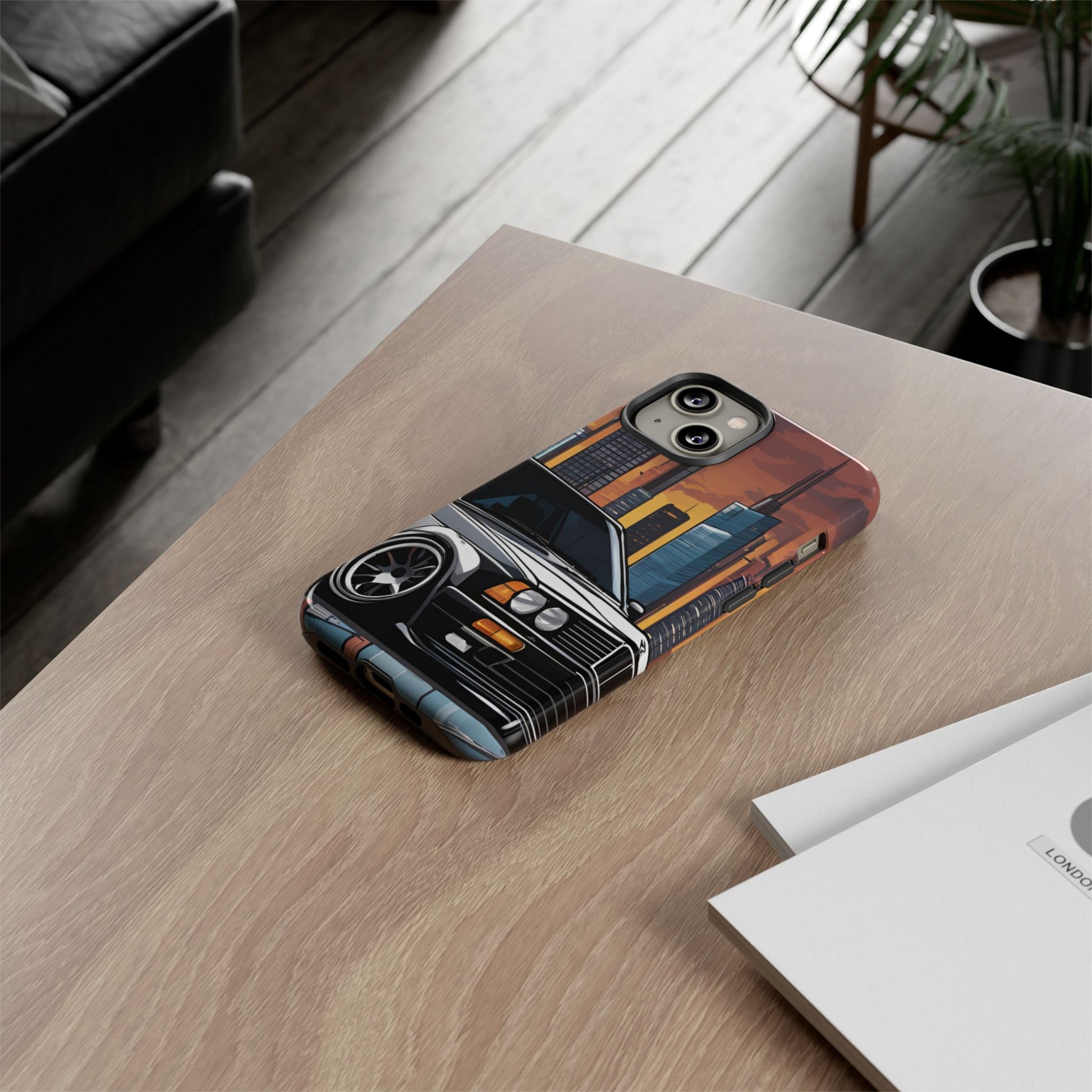 BMW E30 M3-Dual Layer Ultra Tough Phone Case iPhone 14 Glossy Printify by The Night Shift Automotive Apparel