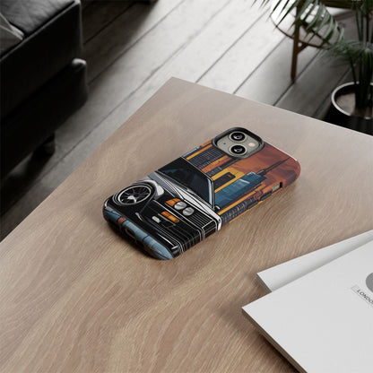BMW E30 M3-Dual Layer Ultra Tough Phone Case iPhone 14 Glossy Printify by The Night Shift Automotive Apparel