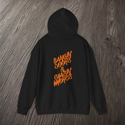 Bangin' Doors & Chasin' Whores-Ultra Soft, Premium Hoodie Printify by The Night Shift Automotive Apparel