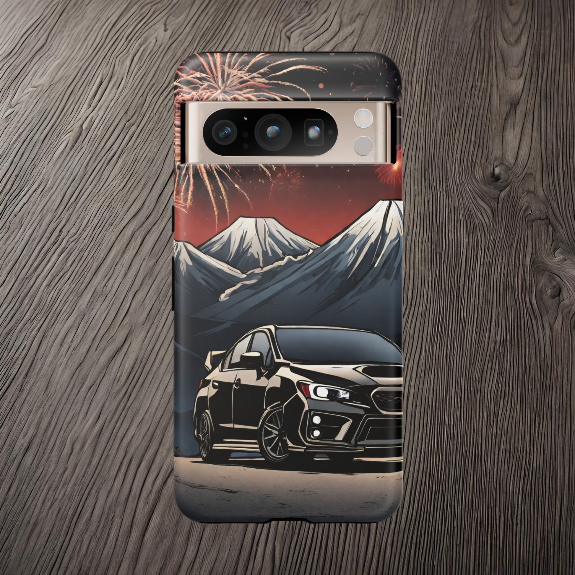 Subaru WRX/STI Fireworks-Dual Layer Ultra Tough Phone Case Google Pixel 8 Pro Matte Printify by The Night Shift Automotive Apparel