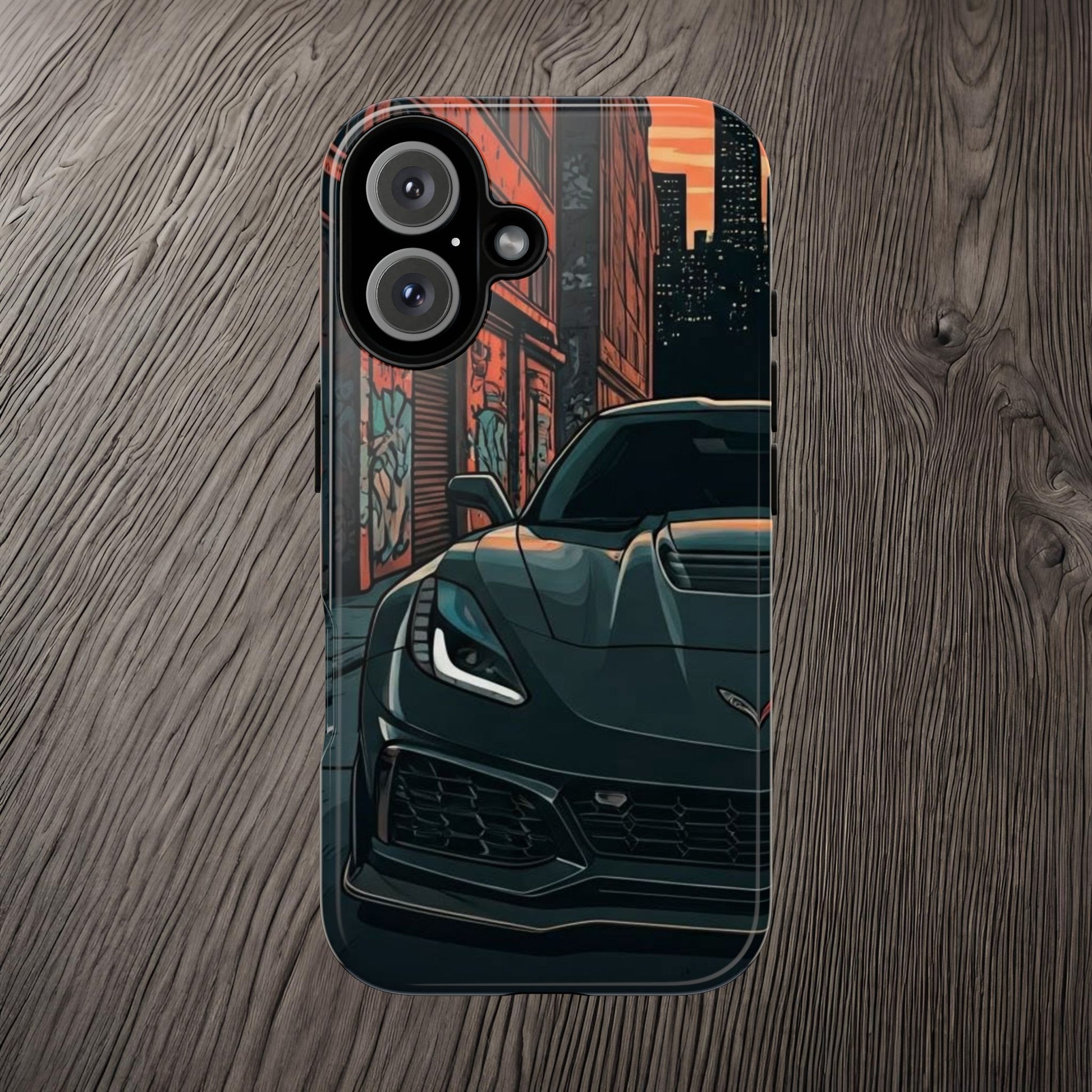 Chevy Corvette C7 Street Life-Dual Layer Ultra Tough Phone Case Printify by The Night Shift Automotive Apparel