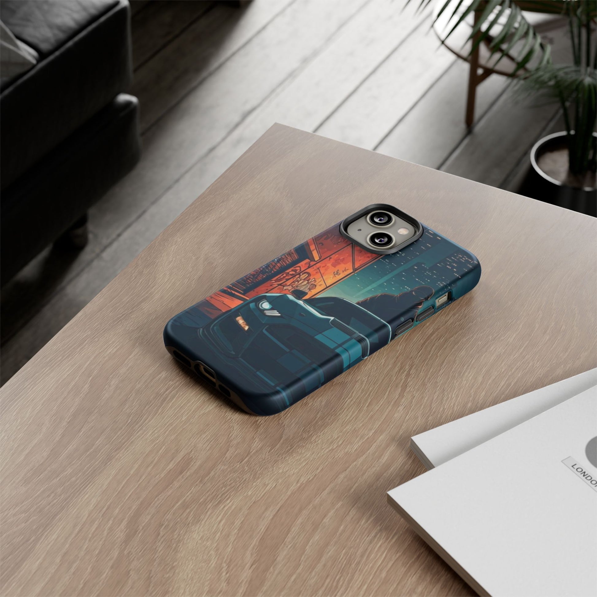Ford Mustang Shelby GT350 Street Life-Dual Layer Ultra Tough Phone Case iPhone 14 Matte Printify by The Night Shift Automotive Apparel