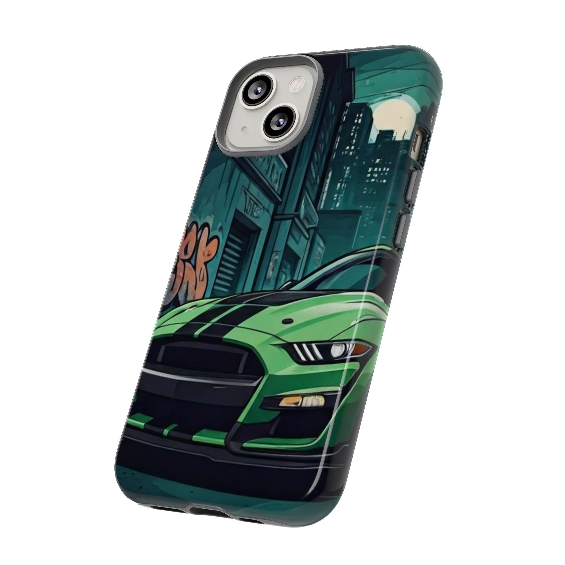 Ford Mustang Shelby GT500 Street Life-Dual Layer Ultra Tough Phone Case Printify by The Night Shift Automotive Apparel