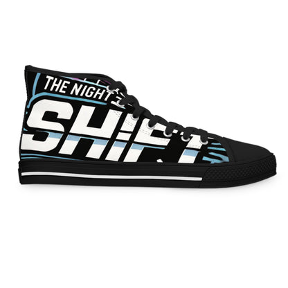 The Night Shift-Women's Canvas High Tops