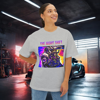 13B-REW Synthwave-Premium, Ultra Soft Unisex Oversized Boxy Tee Printify by The Night Shift Automotive Apparel