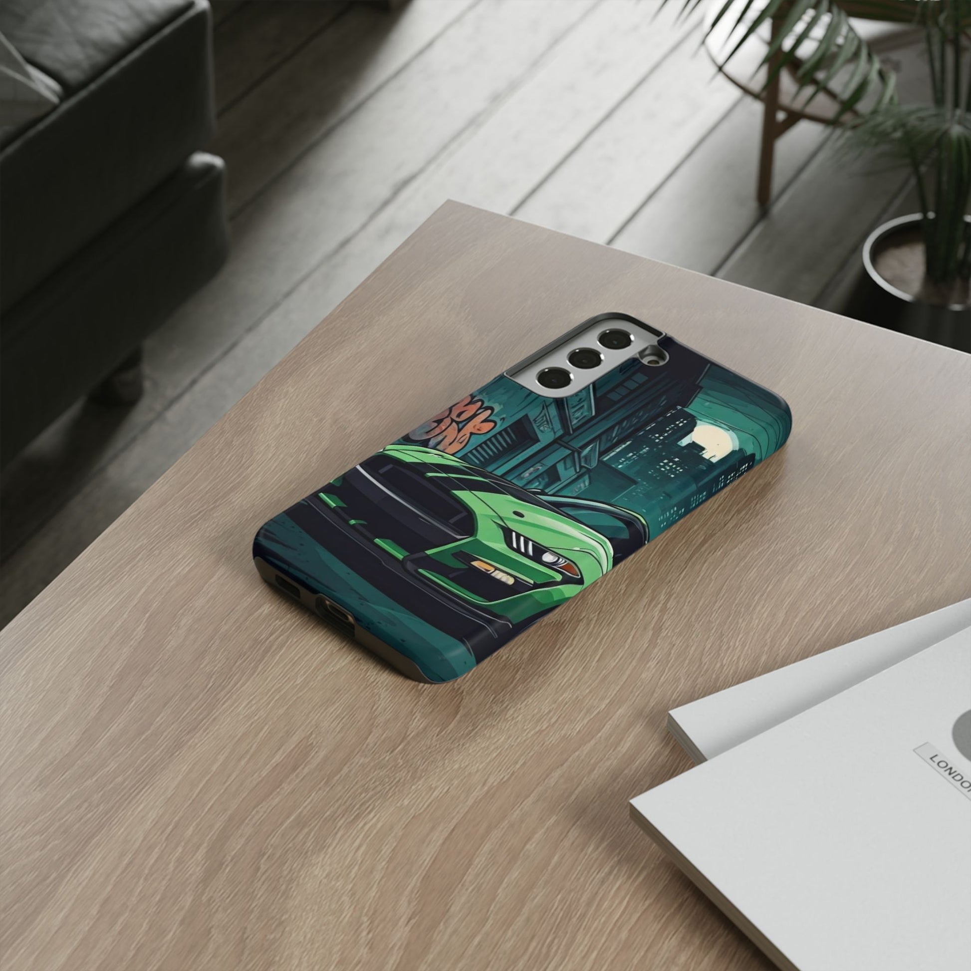 Ford Mustang Shelby GT500 Street Life-Dual Layer Ultra Tough Phone Case Samsung Galaxy S22 Plus Matte Printify by The Night Shift Automotive Apparel