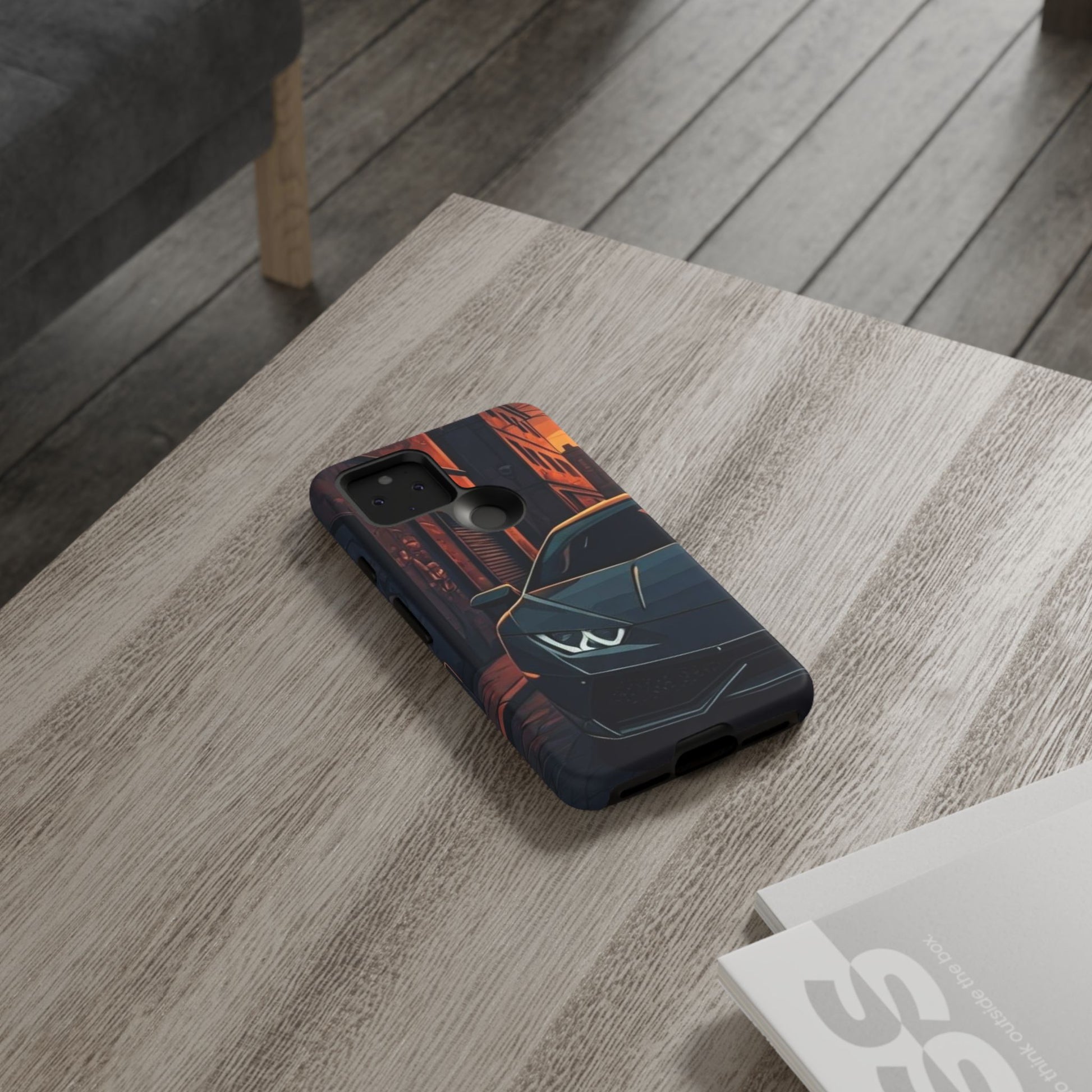 Lamborghini Huracan Street Life-Dual Layer Ultra Tough Phone Case Google Pixel 5 5G Matte Printify by The Night Shift Automotive Apparel