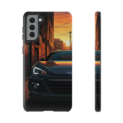 Subaru BRZ Street Life-Dual Layer Ultra Tough Phone Case Samsung Galaxy S21 Plus Glossy Printify by The Night Shift Automotive Apparel