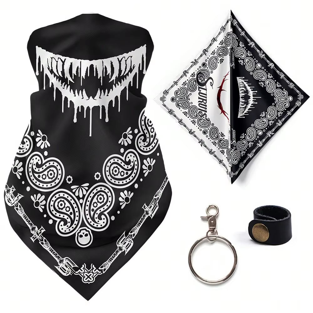 Retro Motorcycle Quick-Dry Breathable Face Cover Bandana Color 5 The Night Shift Performance Street Gear by The Night Shift Automotive Apparel