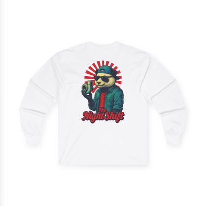 Good Vibes Panda-Premium, Ultra Soft Unisex Long Sleeve Tee Printify by The Night Shift Automotive Apparel