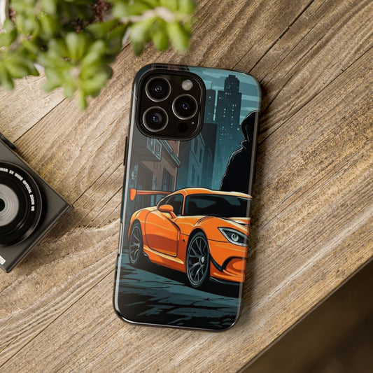 Dodge Viper SRT-10 Street Life-Dual Layer Ultra Tough Phone Case iPhone 16 Pro Max Glossy Printify by The Night Shift Automotive Apparel
