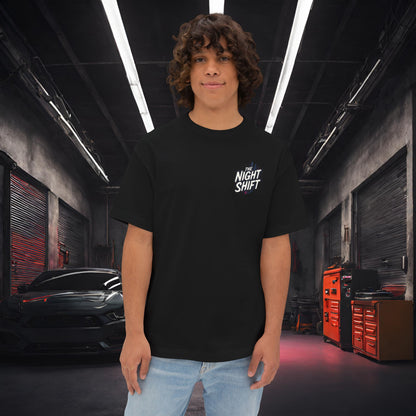 The Night Shift Essentials-Ultra Soft, Premium Unisex Oversized Boxy Tee Printify by The Night Shift Automotive Apparel