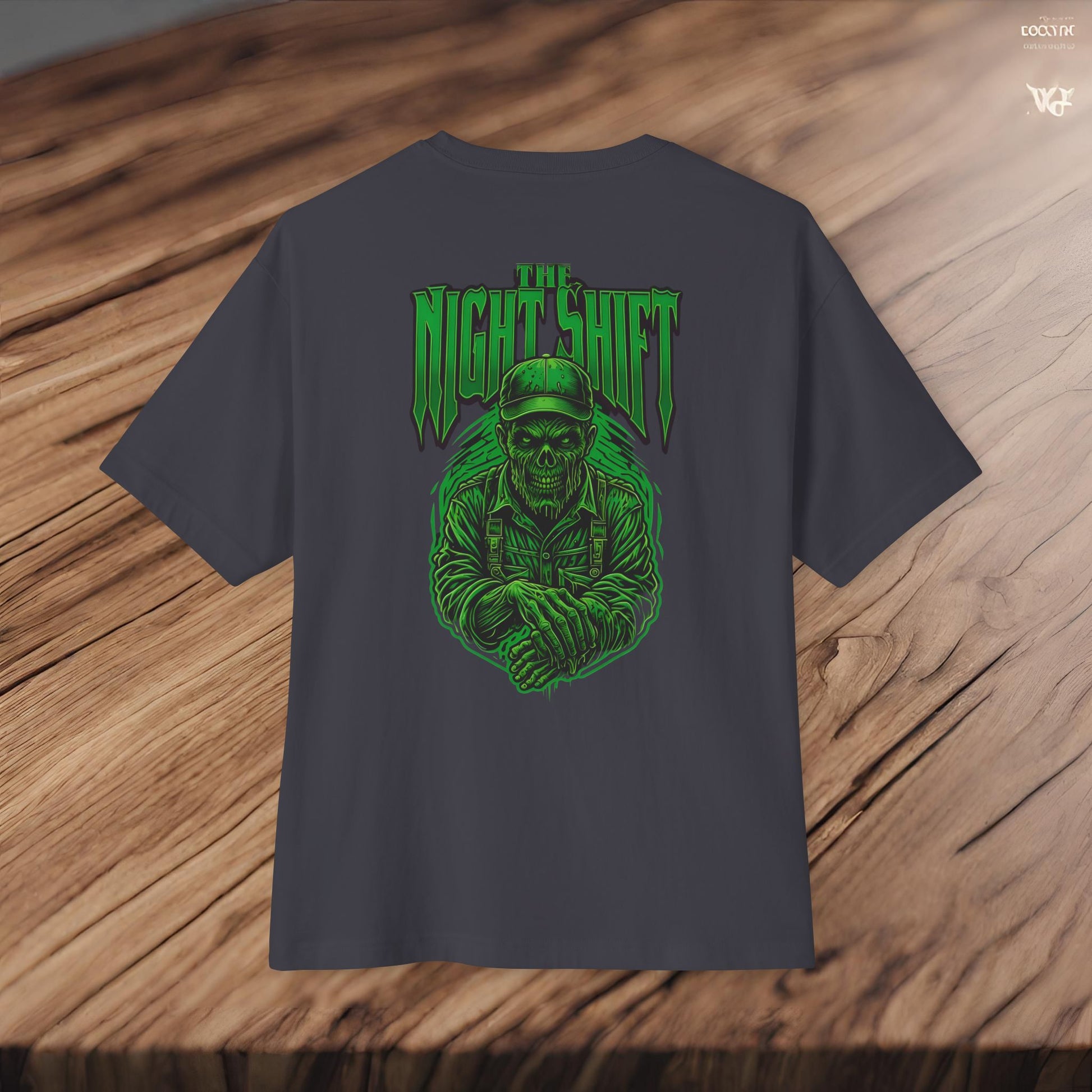 Night Walker Zombie-Premium, Ultra Soft Unisex Oversized Boxy Tee Printify by The Night Shift Automotive Apparel