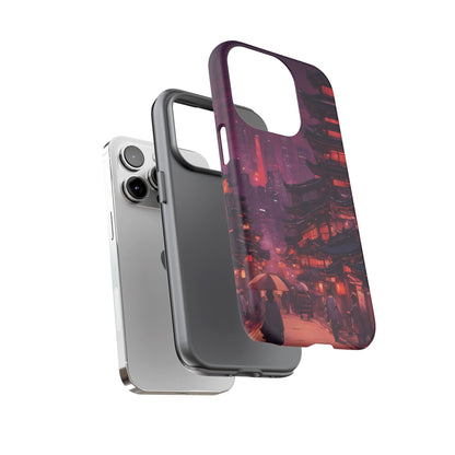 Traditional Japanese Village Countryside-Dual Layer Ultra Tough Phone Case Printify by The Night Shift Automotive Apparel