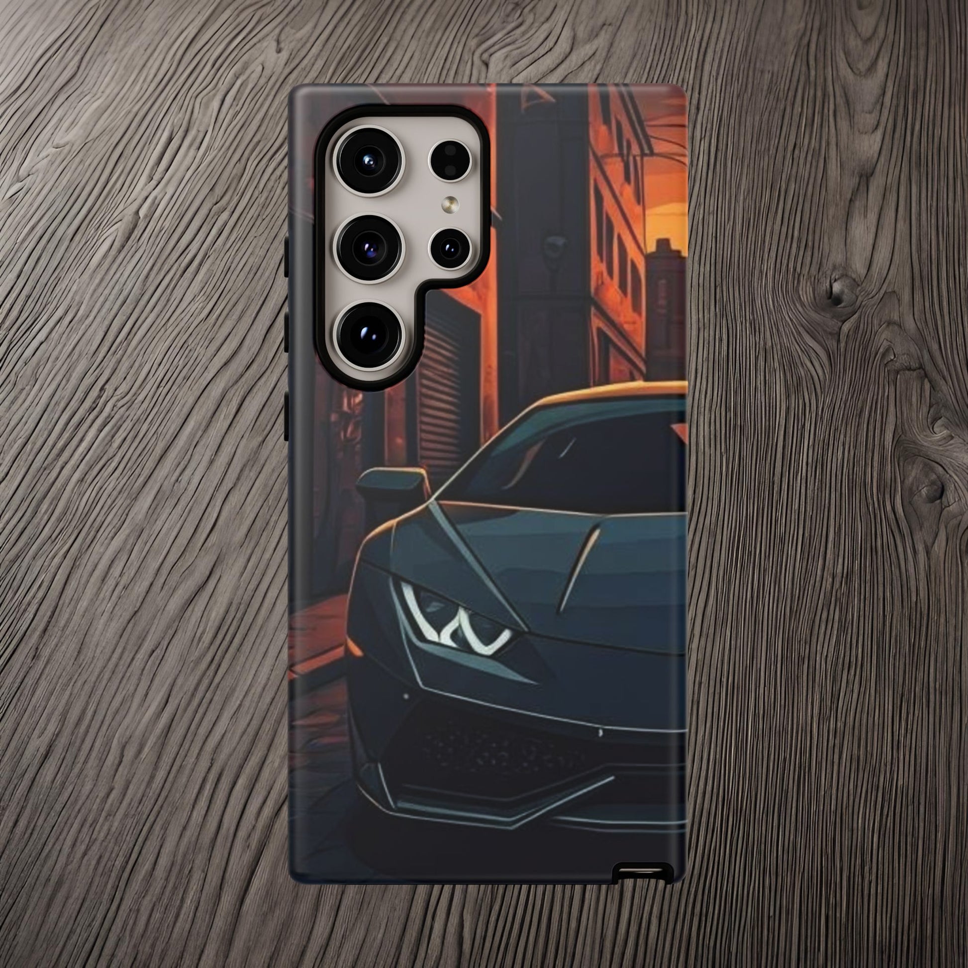 Lamborghini Huracan Street Life-Dual Layer Ultra Tough Phone Case Samsung Galaxy S24 Ultra Matte Printify by The Night Shift Automotive Apparel