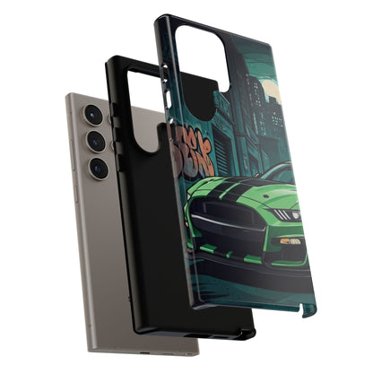 Ford Mustang Shelby GT500 Street Life-Dual Layer Ultra Tough Phone Case Printify by The Night Shift Automotive Apparel
