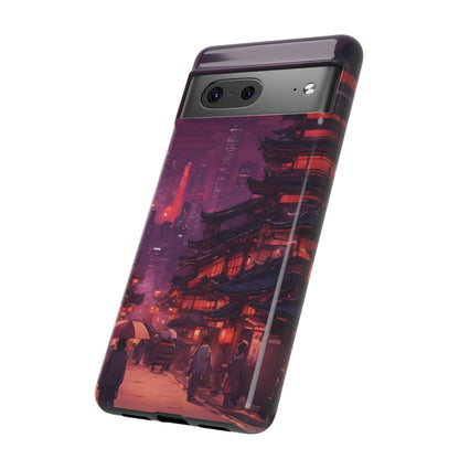 Traditional Japanese Village Countryside-Dual Layer Ultra Tough Phone Case Printify by The Night Shift Automotive Apparel
