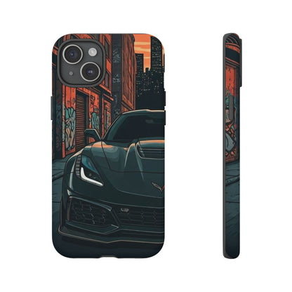 Chevy Corvette C7 Street Life-Dual Layer Ultra Tough Phone Case Printify by The Night Shift Automotive Apparel