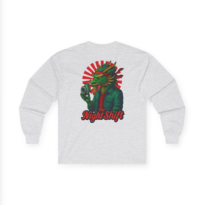 Good Vibes Dragon-Premium, Ultra Soft Unisex Long Sleeve Tee Printify by The Night Shift Automotive Apparel