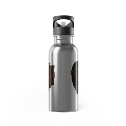 Stainless Steel Water Bottle With Straw, 20oz Printify by The Night Shift Automotive Apparel