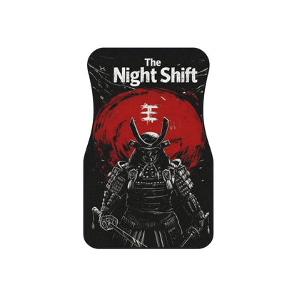 Samurai Warrior-Premium, High Quality Car Floor Mats (Set of 4) Printify by The Night Shift Automotive Apparel