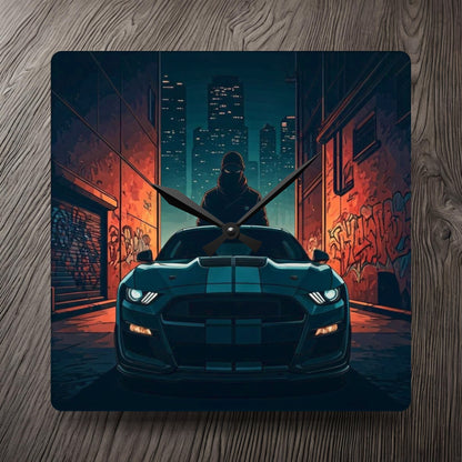 Ford Mustang Shelby GT350 Street Life-Acrylic Wall Clock