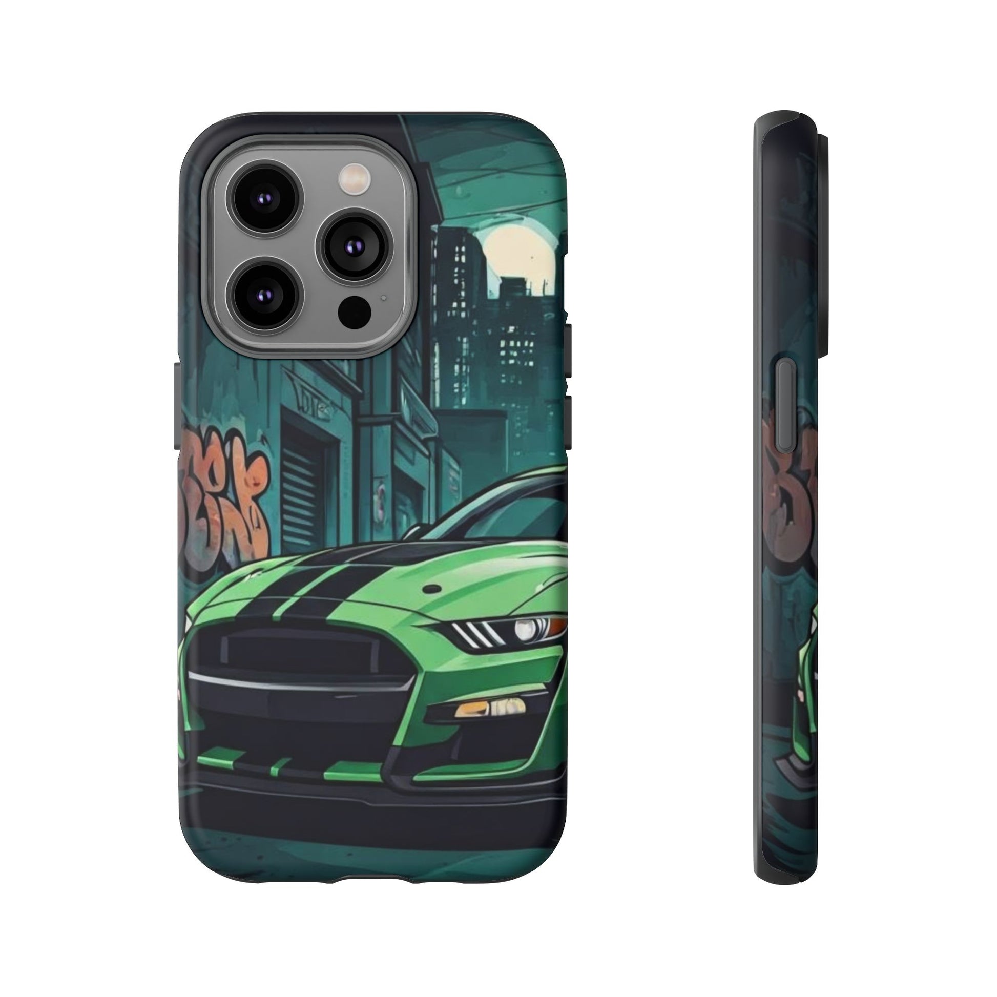 Ford Mustang Shelby GT500 Street Life-Dual Layer Ultra Tough Phone Case Printify by The Night Shift Automotive Apparel