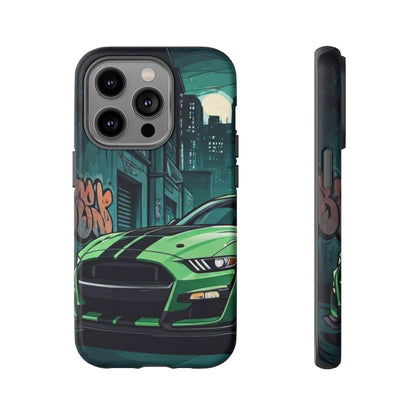 Ford Mustang Shelby GT500 Street Life-Dual Layer Ultra Tough Phone Case Printify by The Night Shift Automotive Apparel