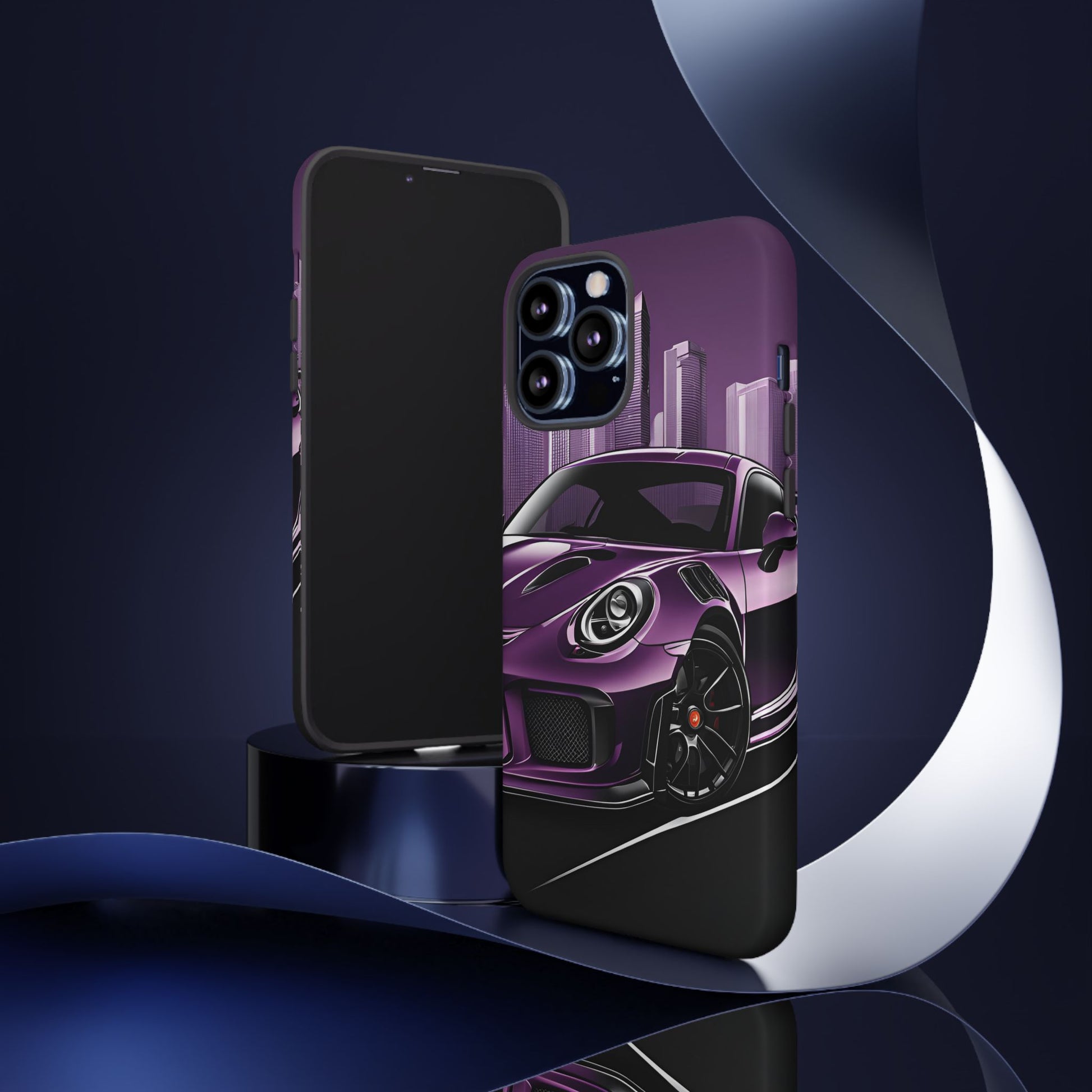 Porsche 911 GT3 RS-Dual Layer Ultra Tough Phone Case iPhone 13 Pro Max Matte Printify by The Night Shift Automotive Apparel