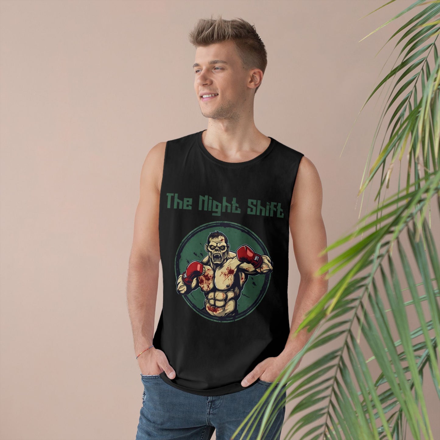 Zombie Boxing World Champion - Premium Unisex Barnard Tank Top Printify by The Night Shift Automotive Apparel