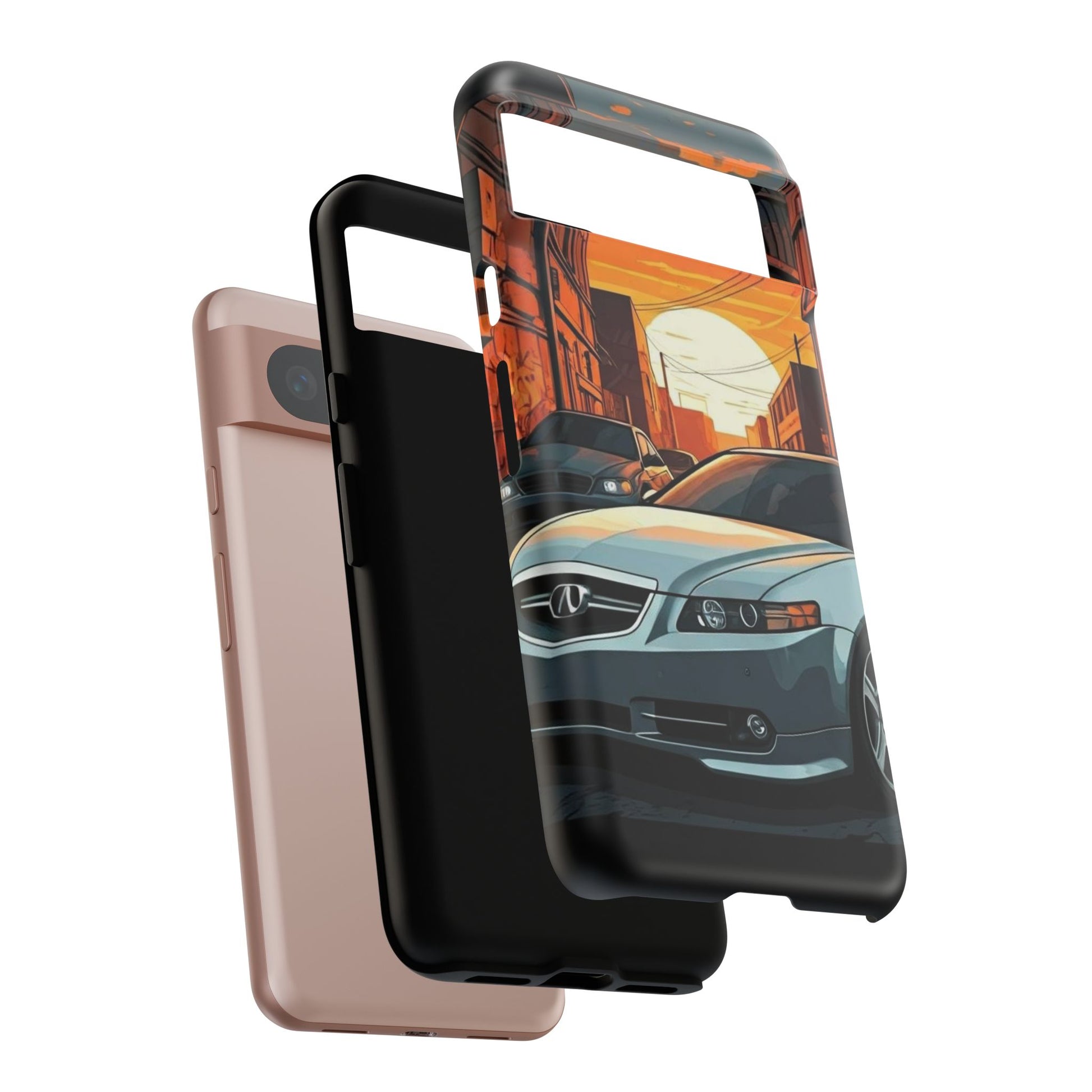 Acura TL Street Life-Dual Layer Ultra Tough Phone Case Printify by The Night Shift Automotive Apparel