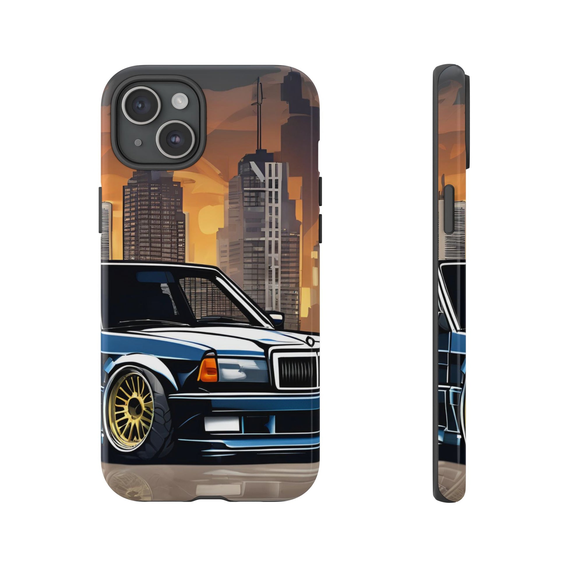 Mercedes Benz 190e Evo-Dual Layer Ultra Tough Phone Case Printify by The Night Shift Automotive Apparel