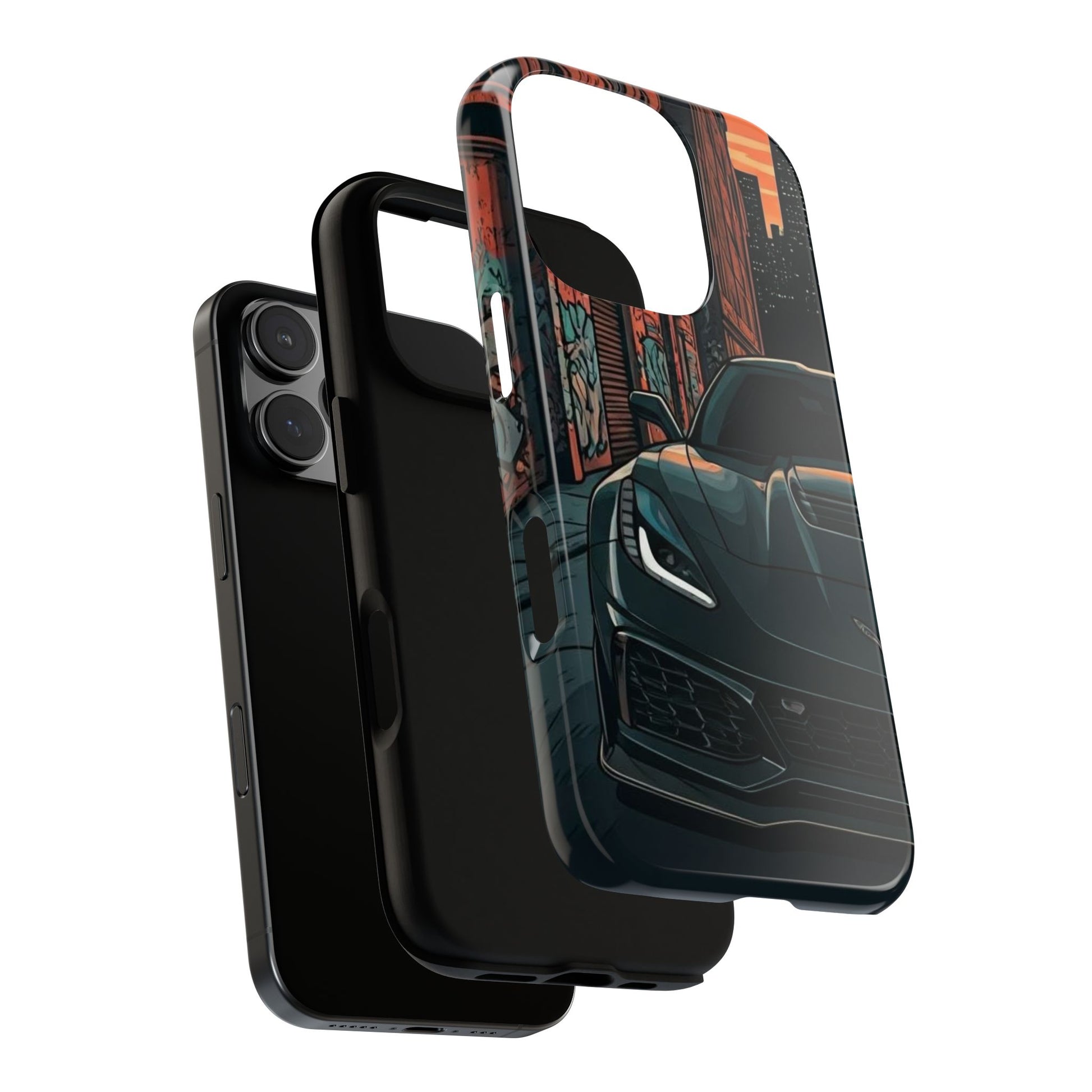 Chevy Corvette C7 Street Life-Dual Layer Ultra Tough Phone Case Printify by The Night Shift Automotive Apparel
