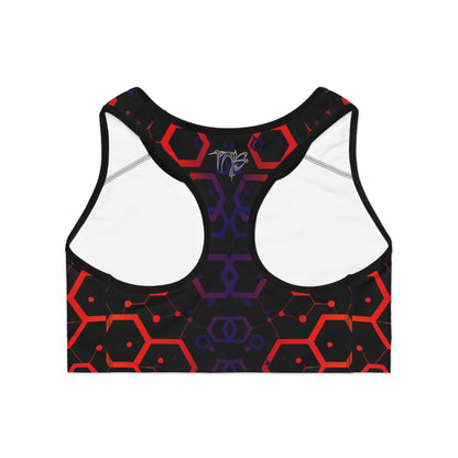 Women's Sports Bra Printify by The Night Shift Automotive Apparel