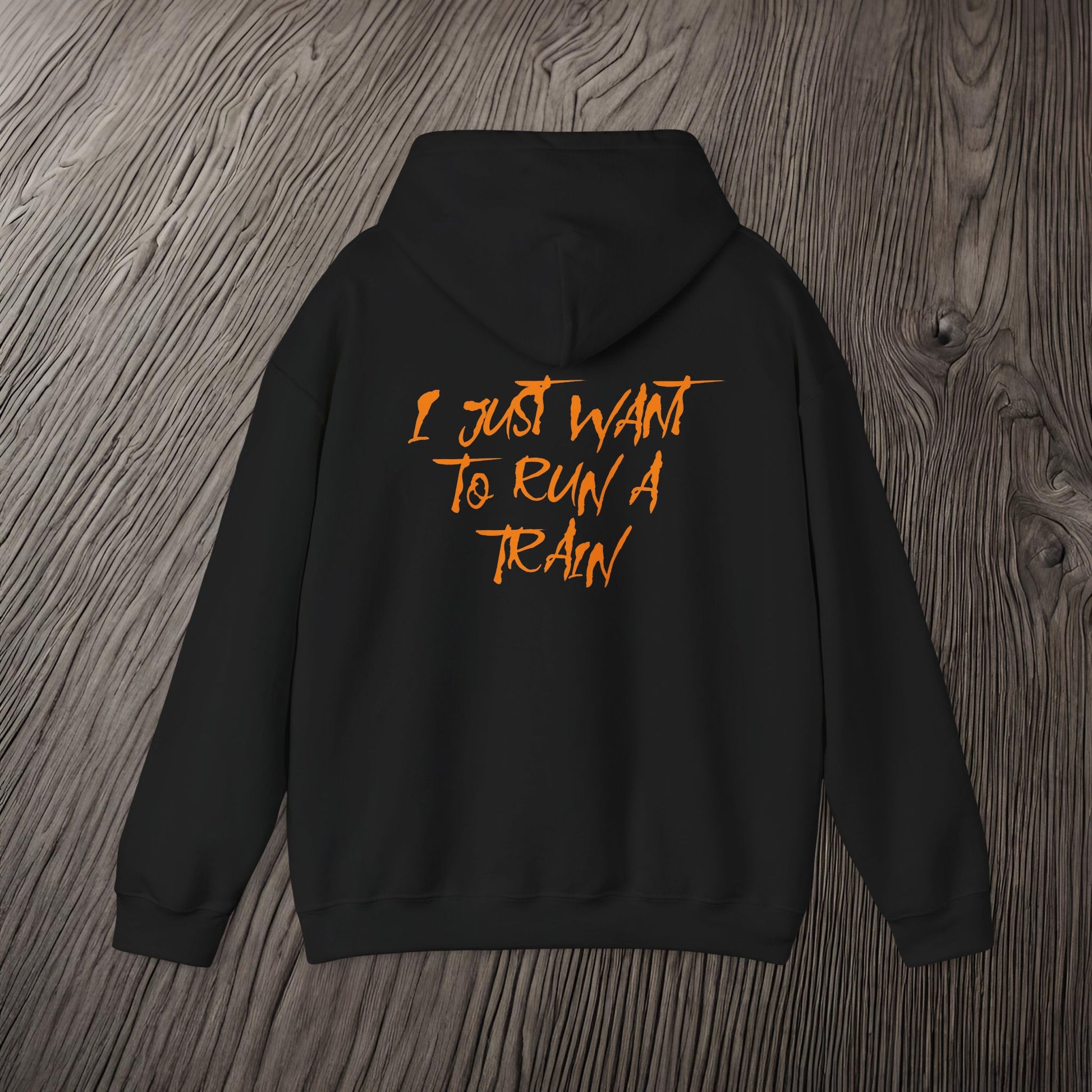 I Just Want To Run A Train-Ultra Soft, Premium Hoodie Printify by The Night Shift Automotive Apparel