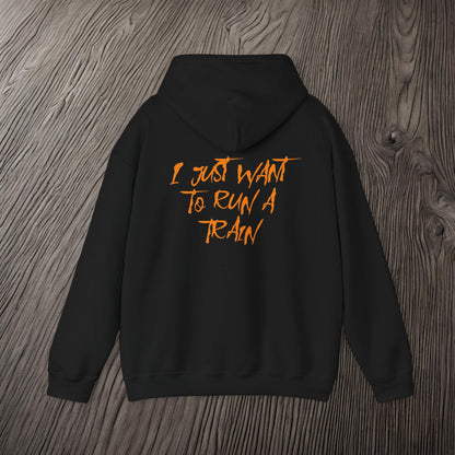 I Just Want To Run A Train-Ultra Soft, Premium Hoodie Printify by The Night Shift Automotive Apparel