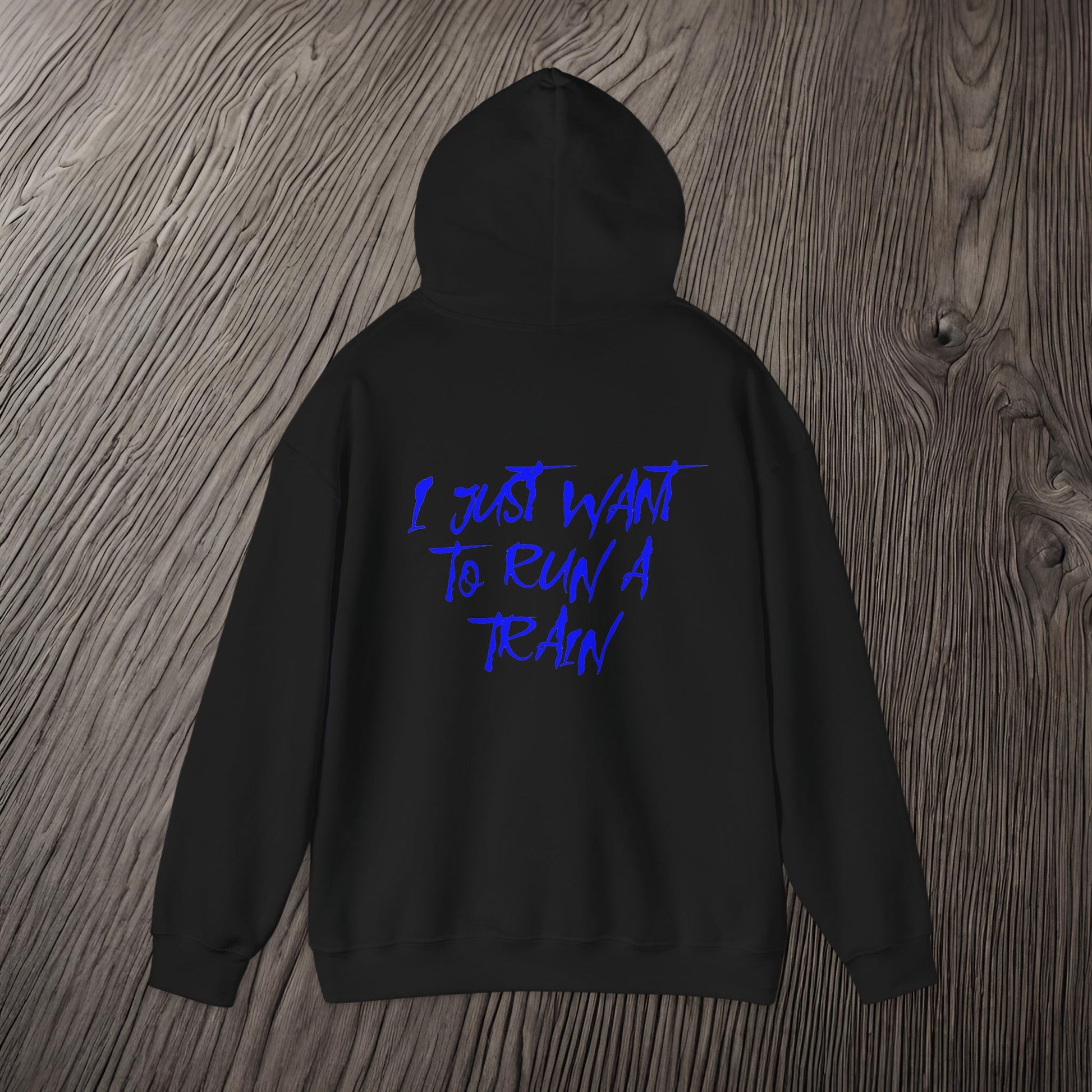 I Just Want To Run A Train-Ultra Soft, Premium Hoodie Printify by The Night Shift Automotive Apparel
